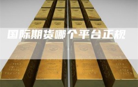 国际期货哪个平台正规
