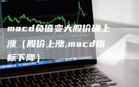 macd负值变大股价确上涨（股价上涨,macd指标下降）