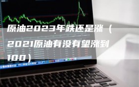 原油2023年跌还是涨（2021原油有没有望涨到100）