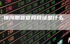 银河期货官网网址是什么