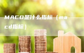 MACD是什么指标（macd指标）