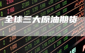 全球三大原油期货
