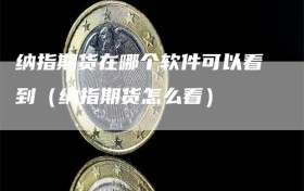 纳指期货在哪个软件可以看到（纳指期货怎么看）