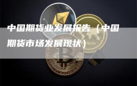 中国期货业发展报告（中国期货市场发展现状）