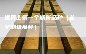 世界上第一个期货品种（首个期货品种）