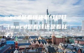 macd是看线还是红绿柱（macd是看线还是看柱子）