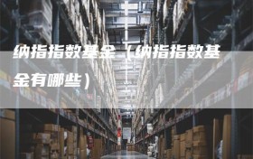 纳指指数基金（纳指指数基金有哪些）