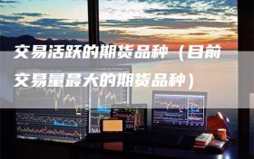 交易活跃的期货品种（目前交易量最大的期货品种）