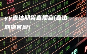 yy直达期货直播室(直达期货官网)