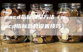 macd指标调整方法（macd指标参数设置技巧）