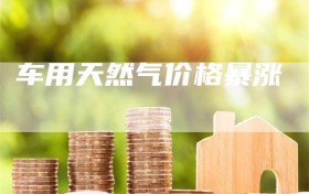 车用天然气价格暴涨