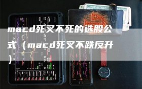 macd死叉不死的选股公式（macd死叉不跌反升）