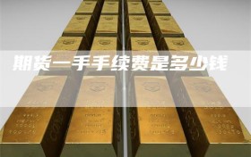 期货一手手续费是多少钱