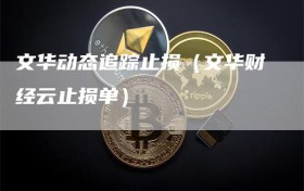 文华动态追踪止损（文华财经云止损单）