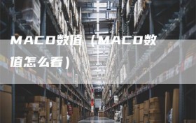 MACD数值（MACD数值怎么看）