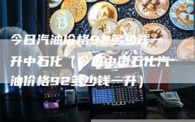 今日汽油价格92多少钱一升中石化（今日中国石化汽油价格92多少钱一升）