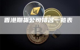 香港期货公司排名一览表