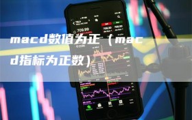 macd数值为正（macd指标为正数）