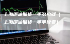 上海原油期货一手多少钱（上海原油期货一手手续费）