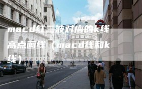 macd红二波对应的k线高点画线（macd线和k线）