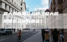 最大规模期货品种（最大规模期货品种有哪些）