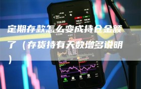 定期存款怎么变成持仓金额了（存货持有天数增多说明）