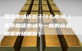 期货市场近似于什么市场（货币期货市场与一般的商品期货市场相似）