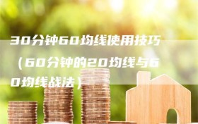 30分钟60均线使用技巧（60分钟的20均线与60均线战法）
