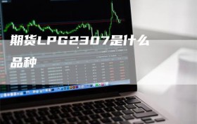 期货LPG2307是什么品种