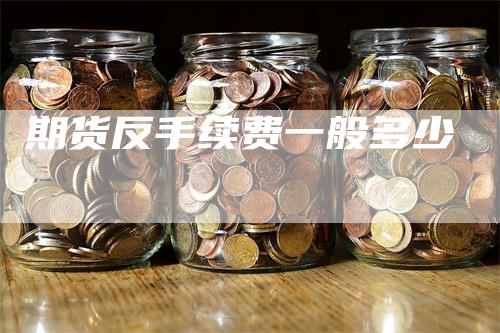 期货反手续费一般多少