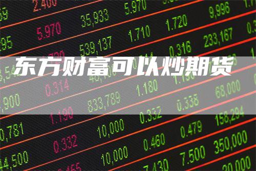 东方财富可以炒期货