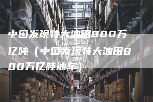 中国发现特大油田800万亿吨（中国发现特大油田800万亿吨油车）