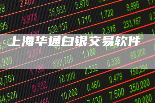 上海华通白银交易软件