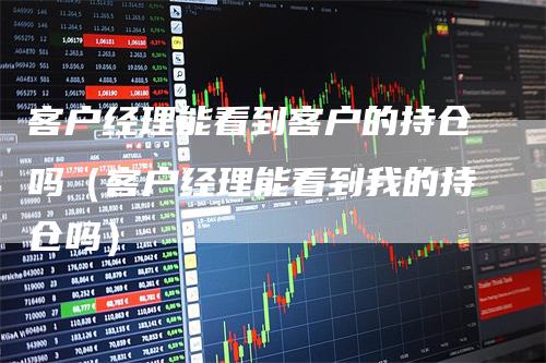 客户经理能看到客户的持仓吗（客户经理能看到我的持仓吗）