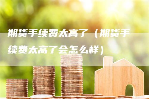 期货手续费太高了（期货手续费太高了会怎么样）