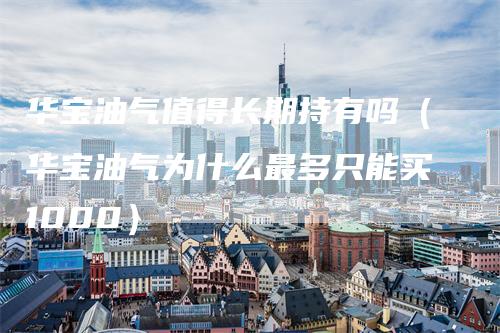 华宝油气值得长期持有吗（华宝油气为什么最多只能买1000）