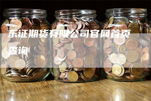 东证期货有限公司官网首页查询