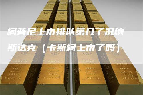 柯普尼上市排队第几了况纳斯达克（卡斯柯上市了吗）