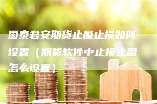 国泰君安期货止盈止损如何设置（期货软件中止损止盈怎么设置）