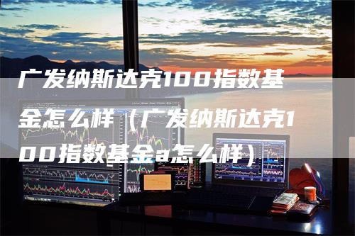广发纳斯达克100指数基金怎么样（广发纳斯达克100指数基金a怎么样）