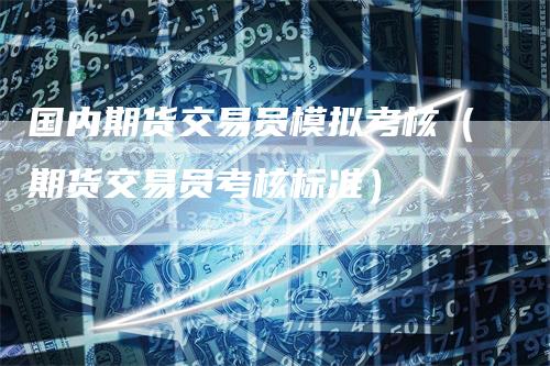 国内期货交易员模拟考核（期货交易员考核标准）