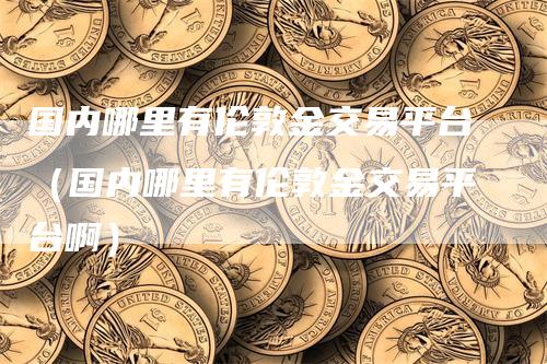 国内哪里有伦敦金交易平台（国内哪里有伦敦金交易平台啊）
