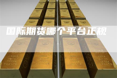 国际期货哪个平台正规