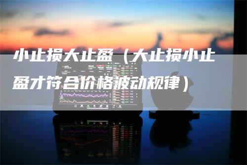 小止损大止盈（大止损小止盈才符合价格波动规律）