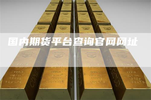 国内期货平台查询官网网址