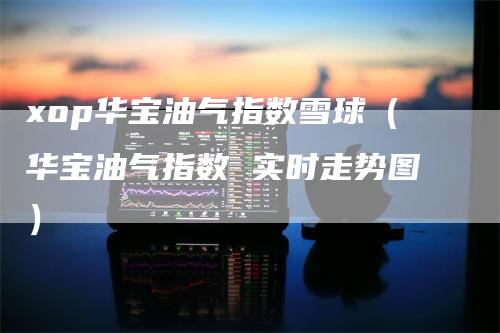 xop华宝油气指数雪球（华宝油气指数 实时走势图）