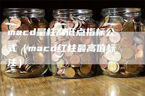 macd量柱高低点指标公式（macd红柱最高值标注）