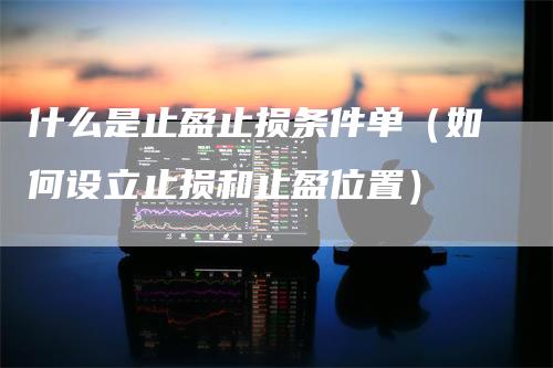 什么是止盈止损条件单（如何设立止损和止盈位置）