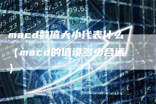 macd数值大小代表什么（macd的值设多少合适）