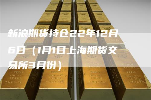 新浪期货持仓22年12月6日（1月1日上海期货交易所3月份）